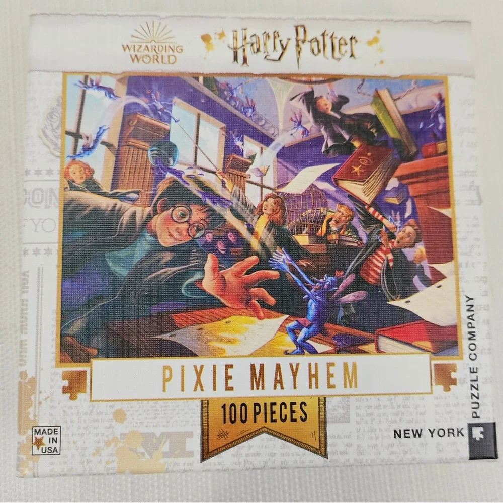 Harry Potter Forbidden Secret Horcrux Puzzle 300 Pieces & 100 Piece Pixie Mayhem